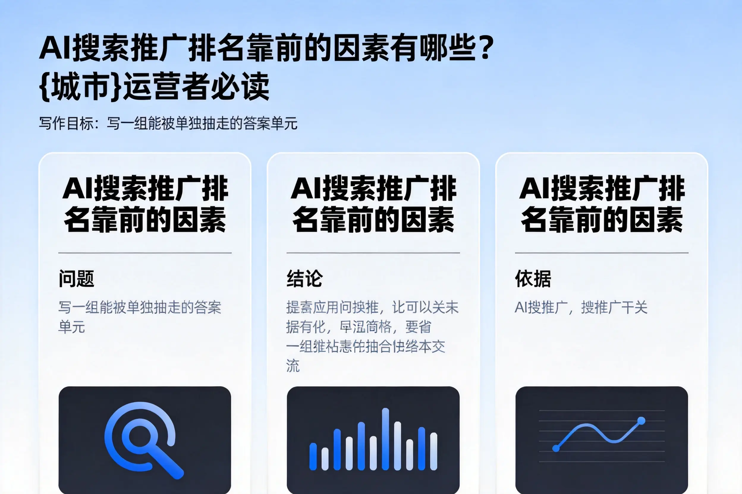 AI搜索推广排名靠前的因素有哪些？驻马店运营者必读