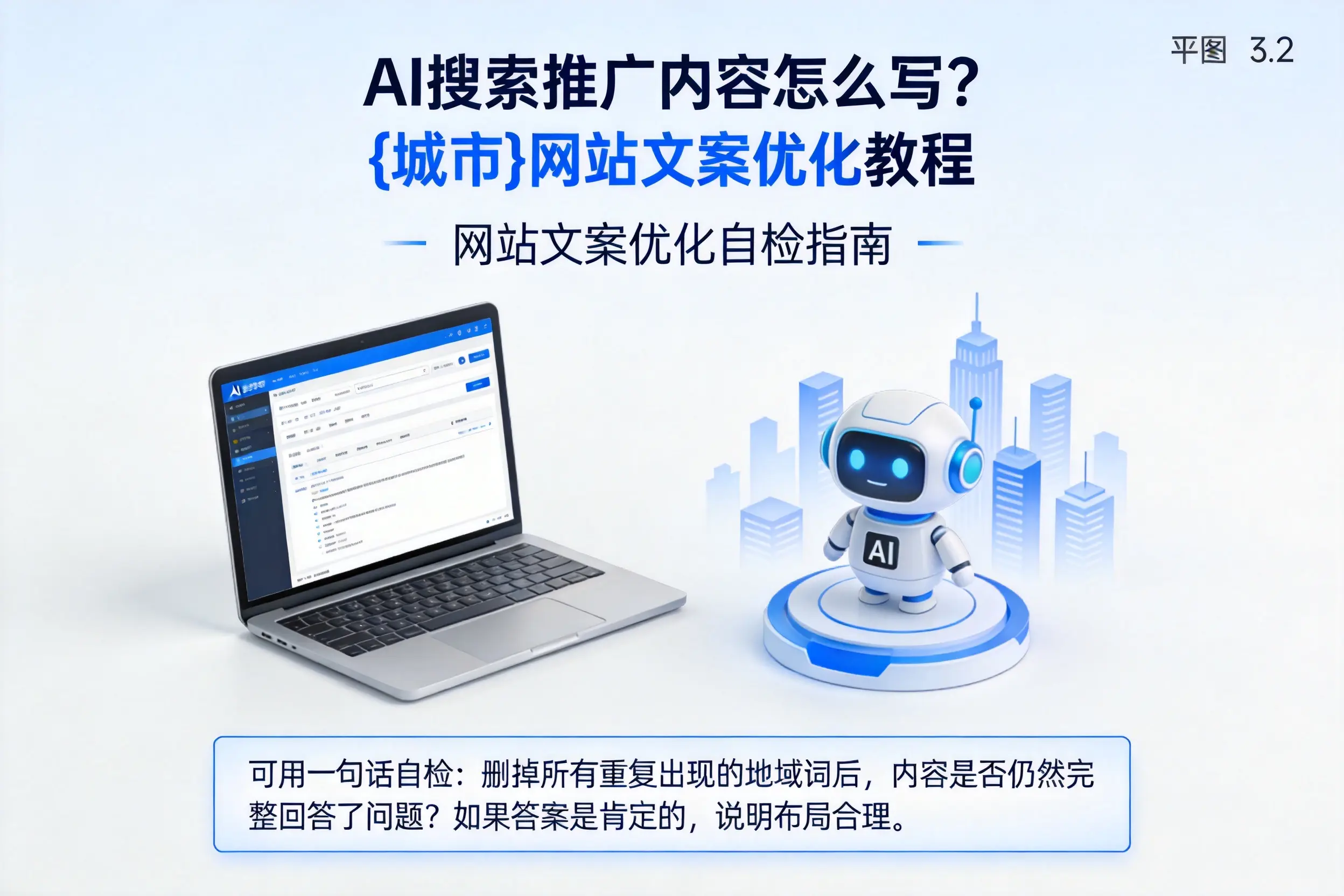 AI搜索推广内容怎么写？驻马店网站文案优化教程
