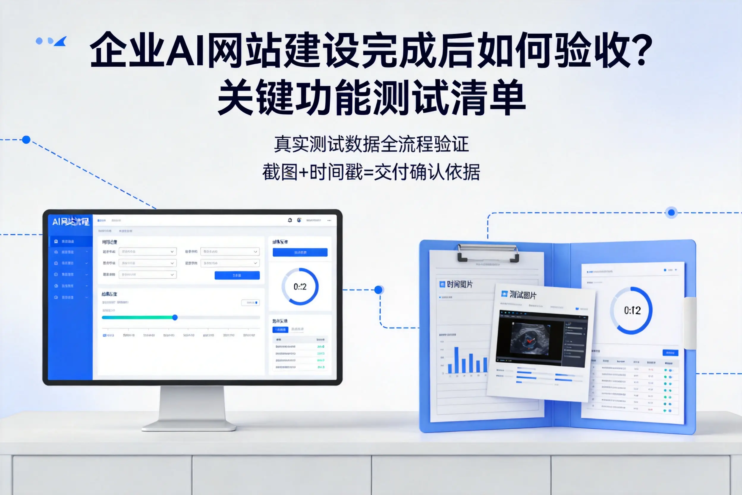 驻马店企业AI网站建设完成后如何验收？关键功能测试清单