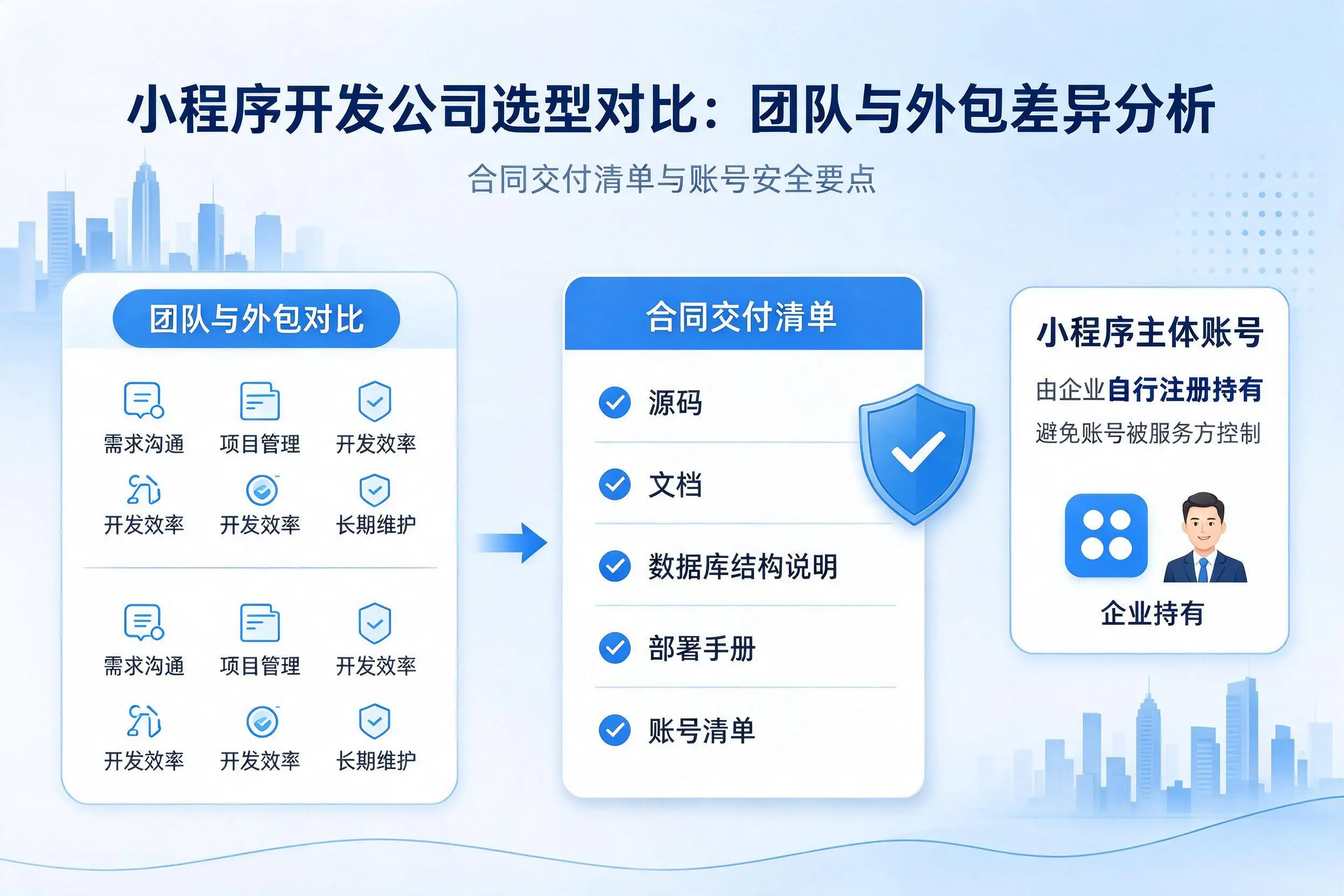 驻马店小程序开发公司选型对比:团队与外包差异分析