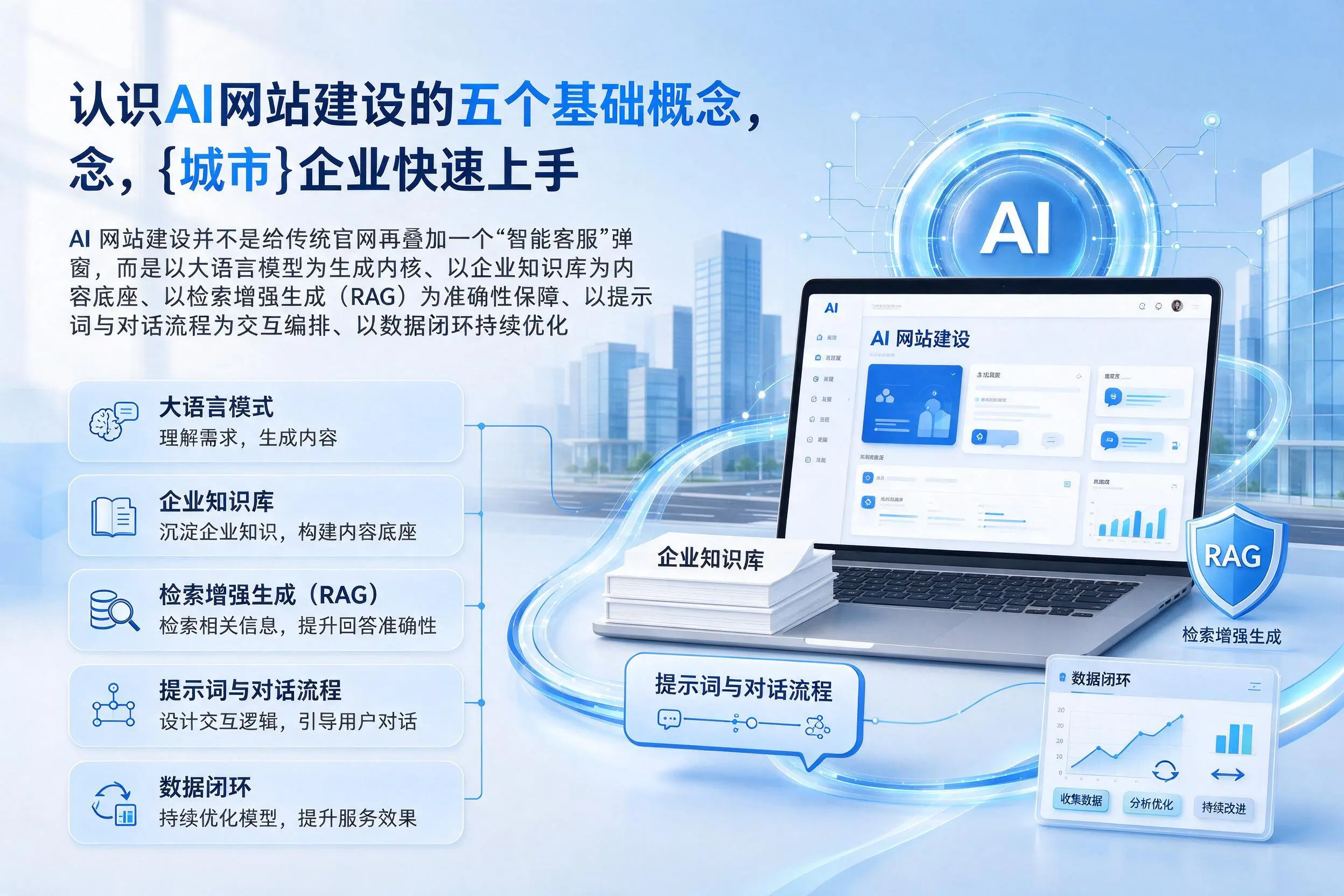 认识AI网站建设的五个基础概念,驻马店企业快速上手