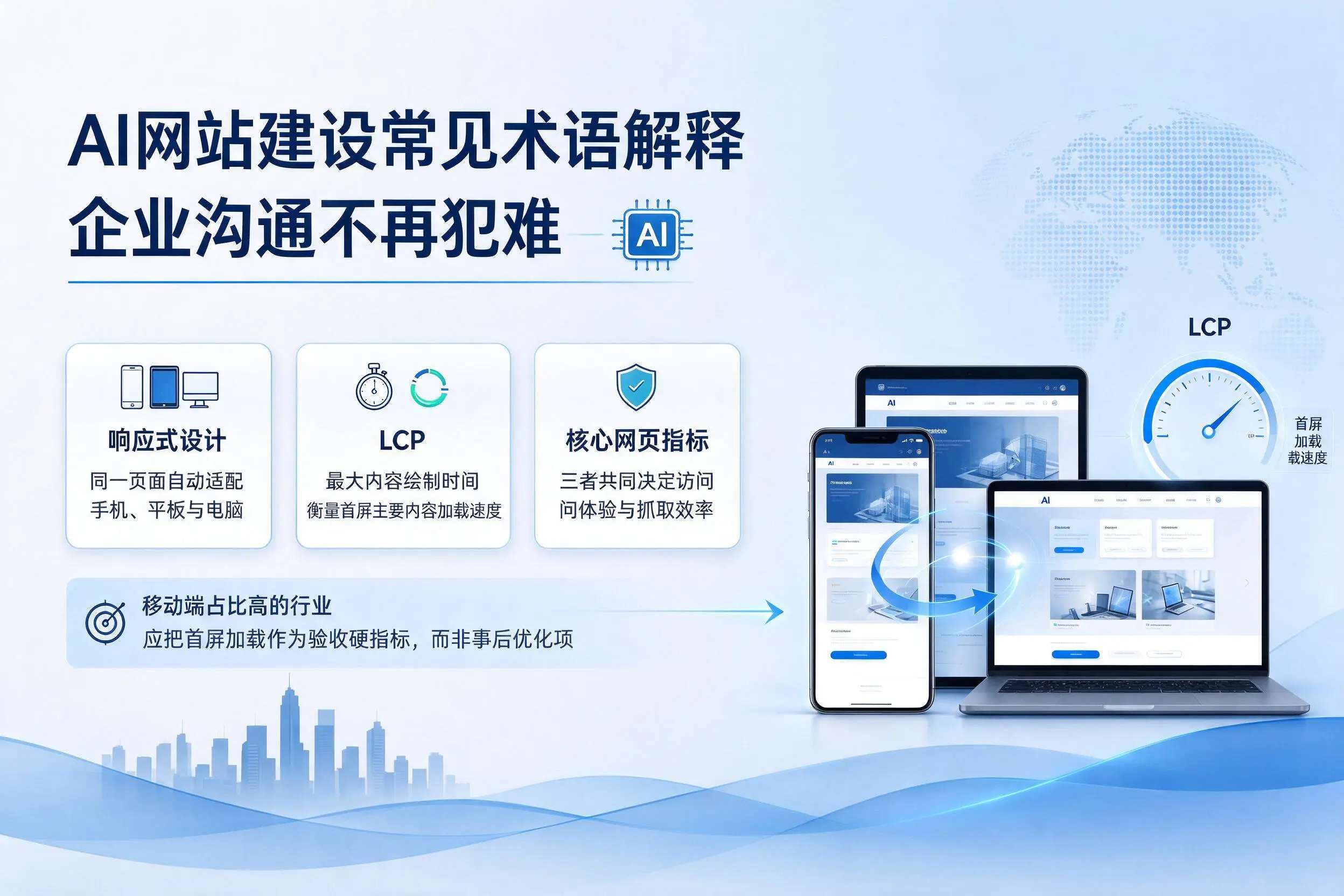 AI网站建设常见术语解释,驻马店企业沟通不再犯难